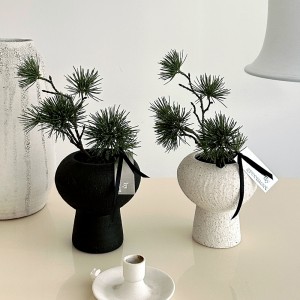 그리밋 리얼 해송 소나무 분재 조화 화분세트