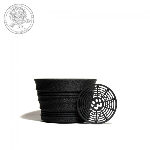 와누 001_Eternity Pot D2 (Black / White)