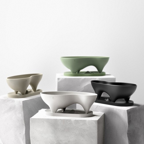 플랜트엘 끝판왕 오브제화분 화이트 다육이 합식 플랜테리어 플라스틱 화분