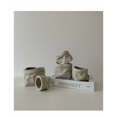 플랜트커들 페이퍼팟 베이지 1호