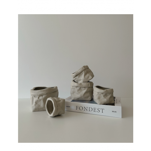 플랜트커들 페이퍼팟 베이지 1호